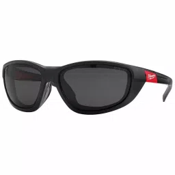 Milwaukee Safety Glasses Black Frame Smoke Lens, 55FF02-image-60