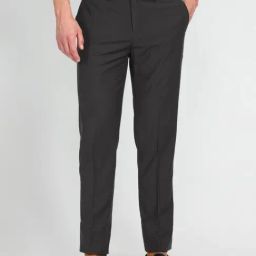 Arrow Grey Regular Fit Trousers-image-60