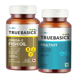 TrueBasics Fish Oil & Multivitamin 60 tablet Combo-12