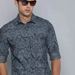 Flying Machine Slim Fit Printed Pure Cotton Casual Shirt-picture-41