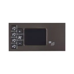 Legrand Remote Control Unit for Light & Fan Myrius Charcoal Grey 4 Module, 6794 52-39