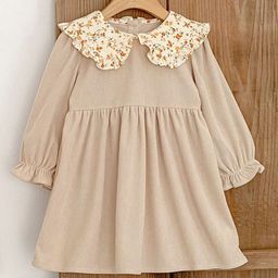 LULU & SKY Puff Sleeve A-Line Dress-image-77