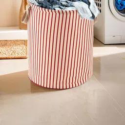 Kuber Industries Maroon 2 Pieces Printed Cotton Laundry Bag-40