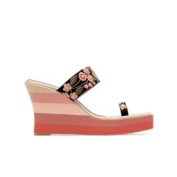 Aprajita Toor Embellished Wedge Sandals with Bows image 2