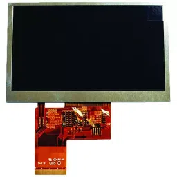 KENTEC DISPLAY Lcd Module, 4.3", 480X272, Touch Screen, K430WQA-V4-F-39