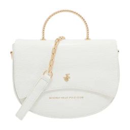 Beverly Hills Polo Club White Textured Cross Body Bag-image-19