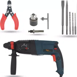 Hillgrove Chuck Size 26 mm Hammer Impact Drill kit 1200 W, HGCM772M1-7