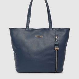 Caprese Navy Blue Solid Roma Shoulder Bag-29
