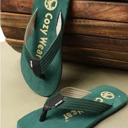 Cozy Wear Men Black Flip Flops-picture-33