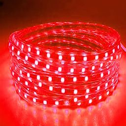 KAVYARA Red Rice-Shaped LED Strip Lights14 m-15