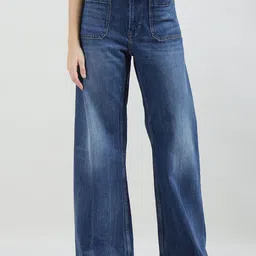 Polo Ralph Lauren Women Wide Leg Cotton High-Rise Jeans-image-34