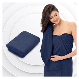 Sassoon Caldezonia 450 GSM Microfiber Bath Towel - Blue-21