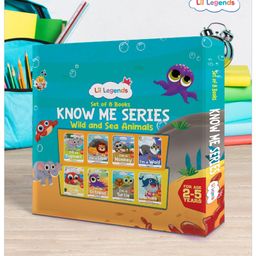 Oswaal Lil Legends Know Me Series Fascinating Wild & Sea Animal Boxset Of 8 Books For Kids-3