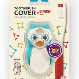 Flipper Toothbrush Cover Owl - Sky Blue-image-61