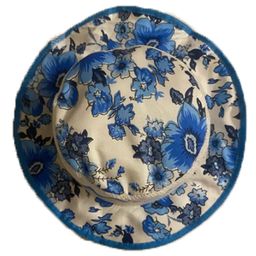 Akinos Kids Cotton Floral Printed Hat - Blue-image-57