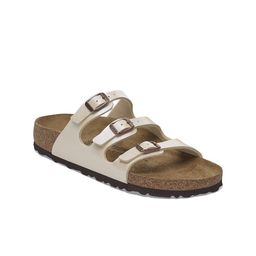 Birkenstock Women Leather Buckle Multi Strap Flats-40