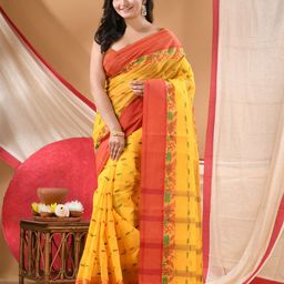 DESH BIDESH Woven Design Pure Cotton Handloom Saree-picture-7