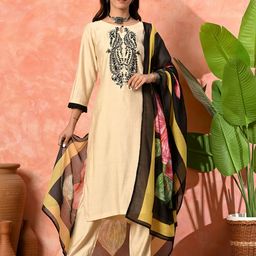 Sangria Women Ethnic Kurta Set-image-103