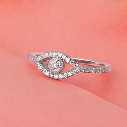 GIVA 925 Sterling Silver Zirconia Orb Ring Fixed Size For Women-image-74