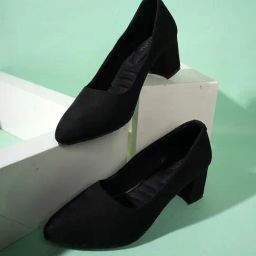 Mozafia Women's Black Casual Pumps-image-82