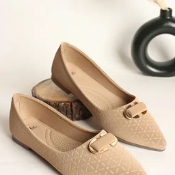 Carlton London Women's Camel Ballerina Shoes-picture-11