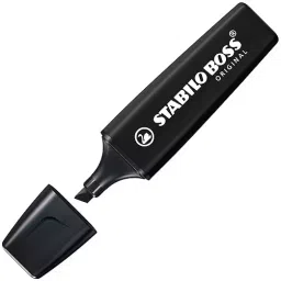 Stabilo BOSS Nature Water-Based Highlighter 2 & 5 mm Line Width Black, 70/46 (Pack of 10)-image-5