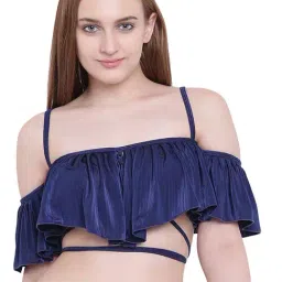 La Intimo Navy Non Wired Non Padded Bralette-image-64