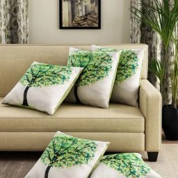 Romee Silver Velvet Cushion Covers (40 x 40 cm) - Set of 5-picture-46