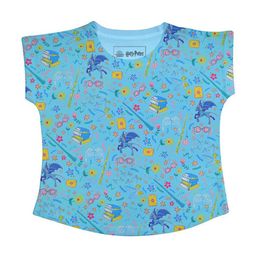 Harry Potter Girls Blue & Pink Printed Regular Top-picture-50
