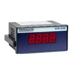 Paragon RPM Indicator (04.00 - 9999) Function 90 to 250 V AC/DC Supply Voltage and 48 x 96 x 75 mm Size, RPM-0249-6