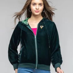 SHAYE Green Solid Hoodie-image-105