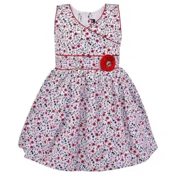 Wish Karo Kids White Floral Frock-picture-36