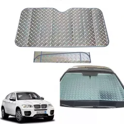 Auto Pearl F53 Dashboard Sun Shade Cover with Suction Cup for BMW X5 (Grey)-12