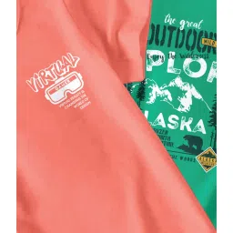 Codez Kids Multicolor Printed T-Shirt (Pack Of 2) image 4