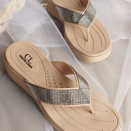 Carlton London Embellished Wedge Sandals image 2