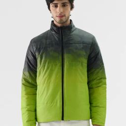 The Souled Store Green Regular Fit Quilted Puffer Jackets-picture-36