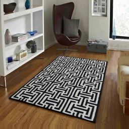 Presto Black Wool Hand Tufted Carpet-image-91