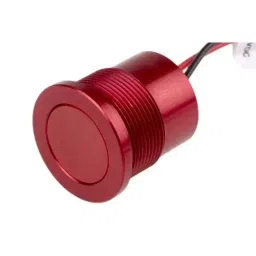 RS PRO Red Panel Mount Indicator 12 V, Mounting Hole Size 22 mm, Termination Type Lead Wires, IP Rating IP67, Model No 8987693-37