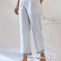 Akiso Gulkari Straight Pajama Pants - Green-image-7