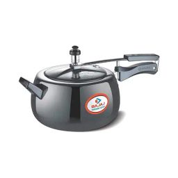 Bajaj PCX 65HD Black Aluminium 5 Ltr Pressure Cooker (ISI Certified) - Set of 1-image-3