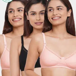 Inner Sense Multicolored Non Wired Non Padded Nursing Bra (Pack Of 3)-image-59