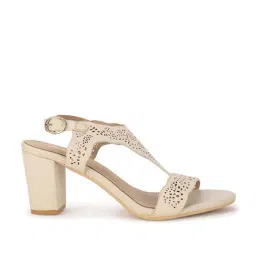 Bata Women's Cream Back Strap Sandals-image-48