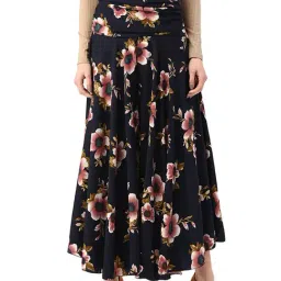 Trend Arrest Navy Regular Fit Pleated Palazzos-64