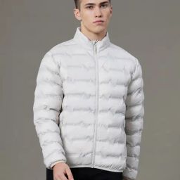 Red Tape Ecru Nylon Regular Fit Solid Jacket-image-71