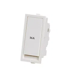 Rapid Flera Rocker Switch 1 Module 16 Amp 1 Way White, R-2088 (Pack of 20)-5
