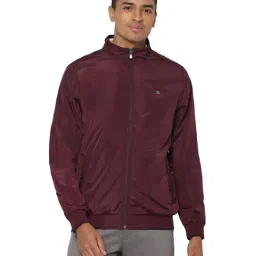 Allen Solly Maroon Cotton Regular Fit Jacket-39