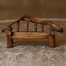 Home4U Brown Polyresin Mini Sofa Showpiece - Set of 1-image-33