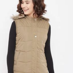 Crimsoune Club Beige Quilted Jacket-image-60