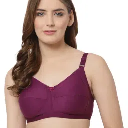 Cukoo Purple Full Coverage Non-Padded Everyday Bra-image-52