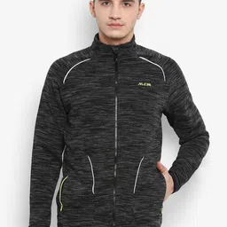Alcis Men Black Solid Sporty Jacket-21